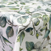 Italian Embossed Printed PVC Floral Wipe Clean Tablecloth Fabric